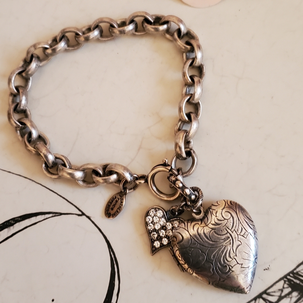 La Vie Parisienne antique silver bracelet